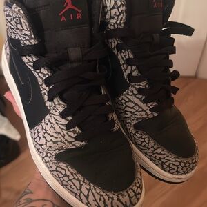 Jordan Kids Sneakers Black and Gray